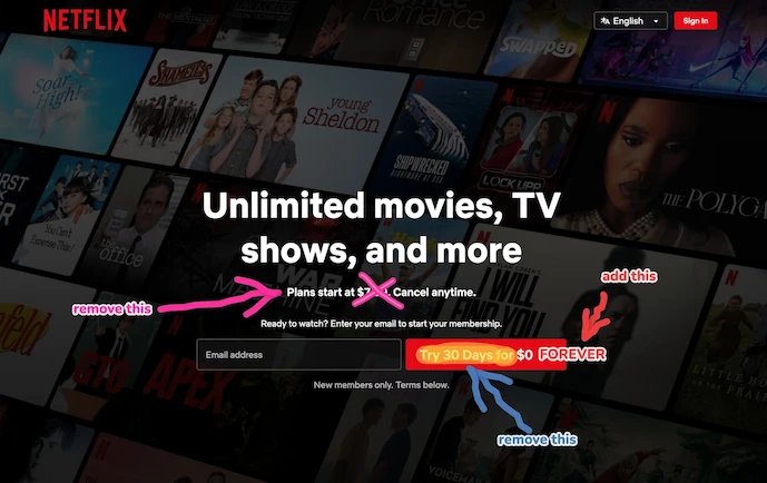 The MarkerBack extension drawing over a live web page